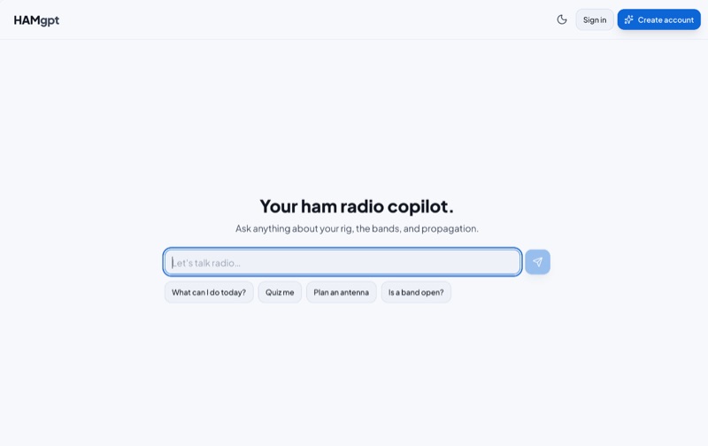 HAMgpt - AI Assistant for Amateur Radio