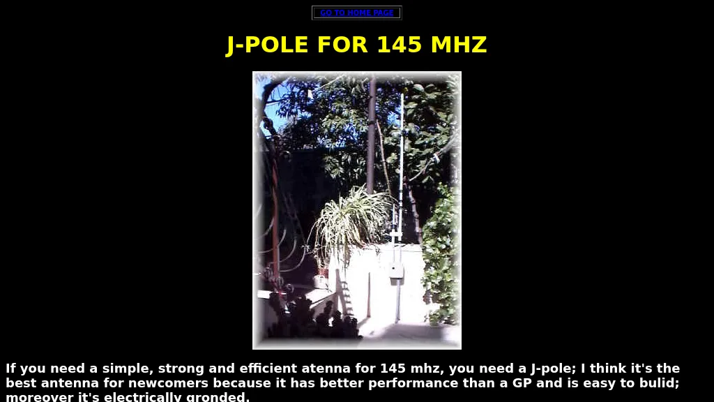 Simple j-pole antenna for 2 meter