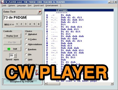 Software/Morse Code Training