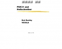 PSK31 and Hellschreiber