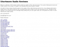 Shortwave Radio Reviews