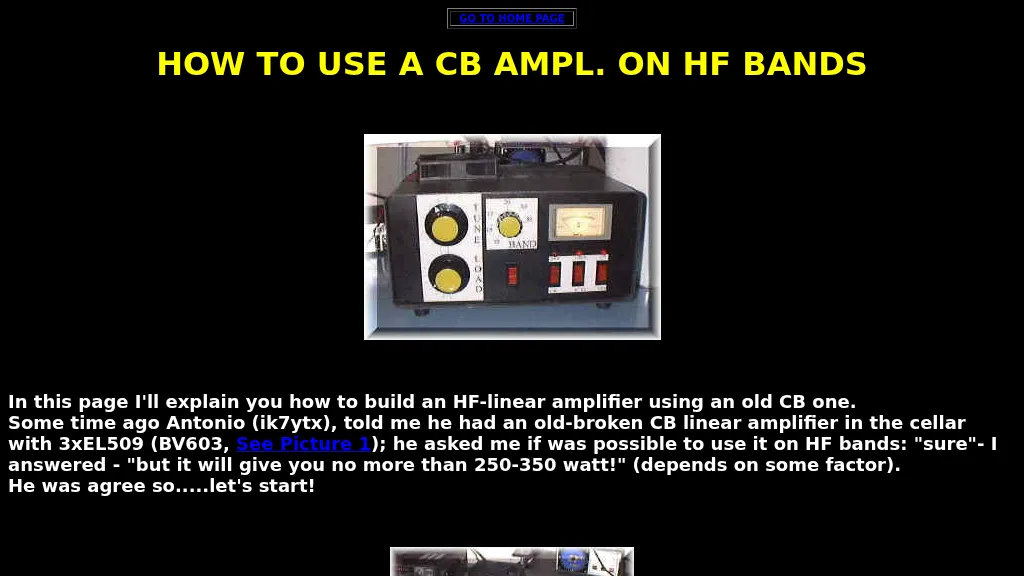 How modify a CB linear to use in HF band