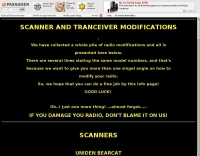 Scanner and tranceiver mods