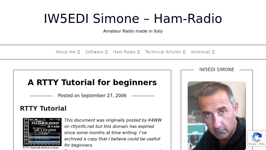 Operating Modes/RTTY