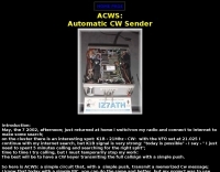ACWS: Automatic CW Sender by iz7ath