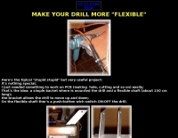 Make you drill more flexible