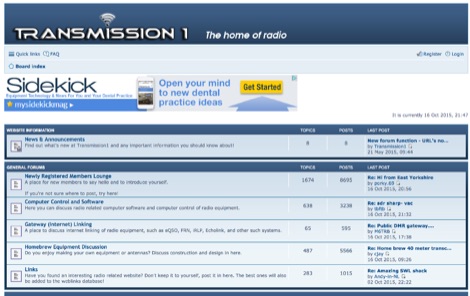 UK Scanner frequency database