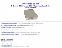 GE Mastr II conversion Site
