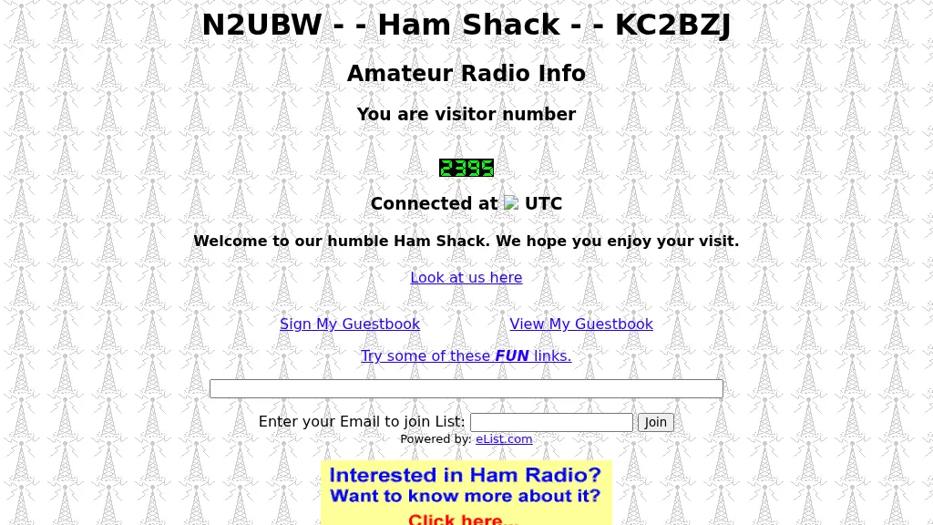 N2UBW and KC2BZJ's Ham Shack
