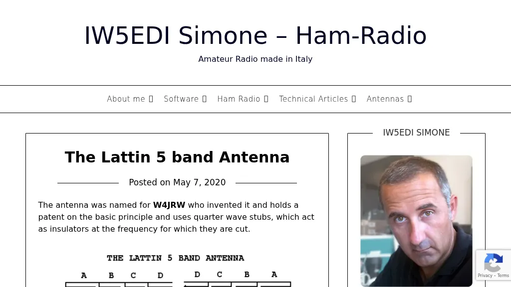 The Lattin 5 Band antenna