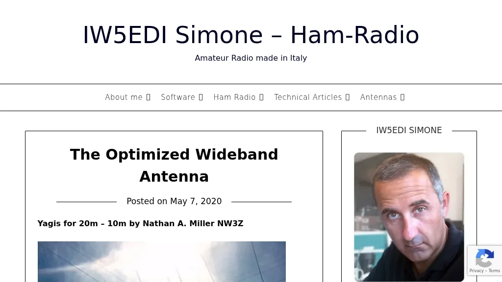 The optimized wideband antenna