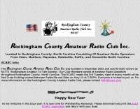 Rockingham County Amateur Radio Club