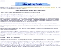 Mike wiring guide