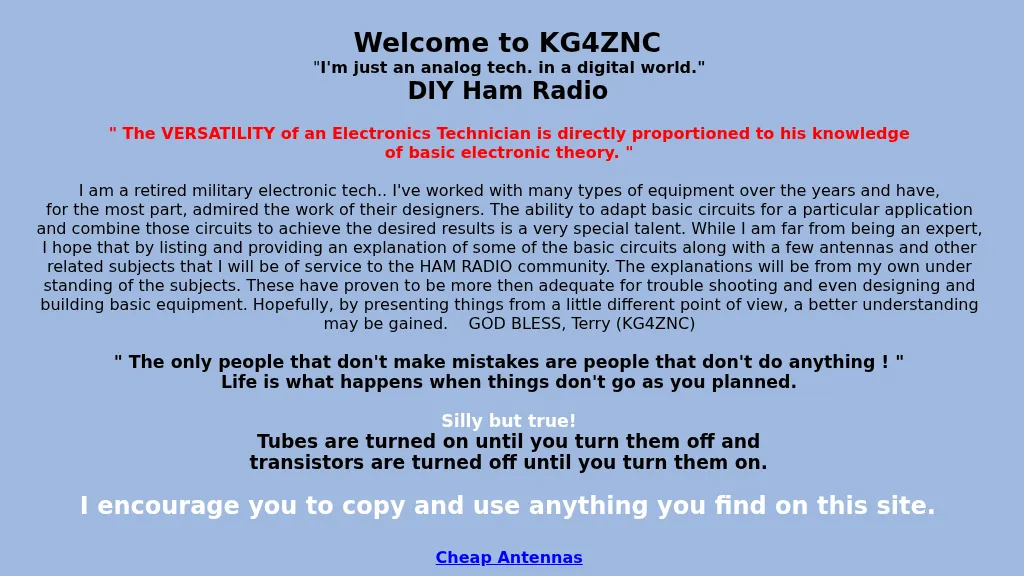 DIY Basic Electronics and Antennas