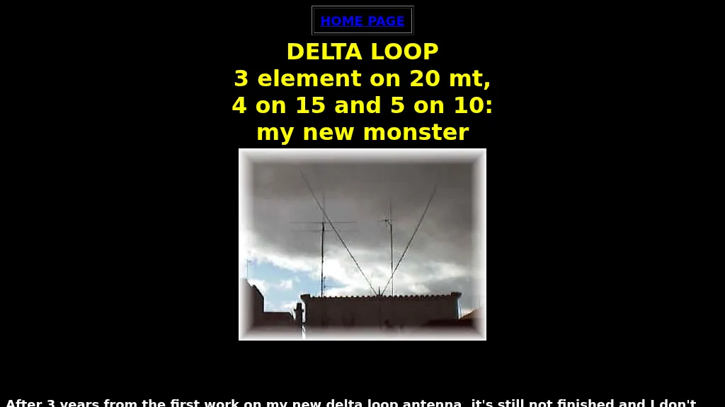 Some good ideas for a big Delta Loop antenna
