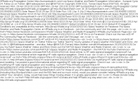 Amateur Radio Propagation RSS (XML) Live Feed