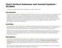 Short Vertical Antennas and Ground Systems