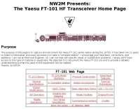 Yaesu FT-101 HF Transceiver Home Page