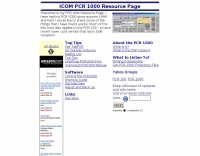 iCOM PCR 1000 Web Resource Page