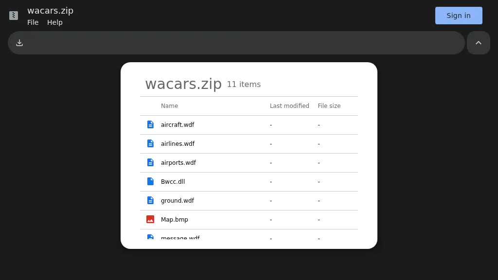 WACARS