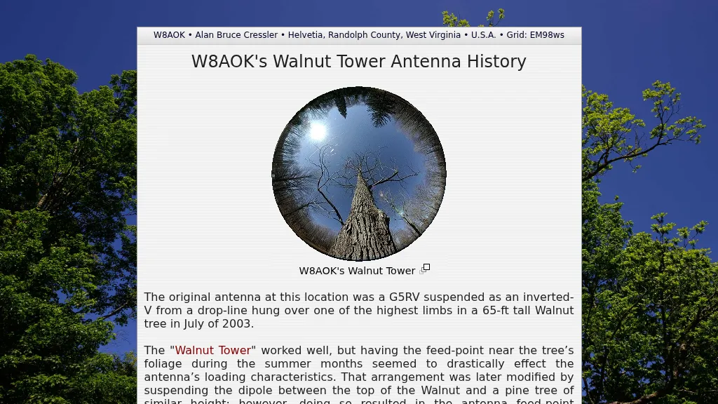 G5RV Antenna by W8AOK