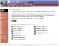 CES Product Manuals