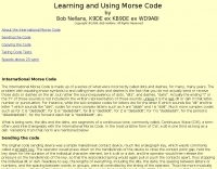 DXZone Learning and Using Morse Code