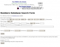 DXZone Spy Numbers Database Search Form