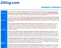 Numbers Stations by dxing.com