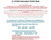 IC-2720H Extended TX/RX Mod