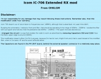 Icom IC-706 extended rx mod