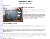 The hunter six amplifier review Picture