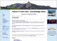 DXZone Yaesu FT100 FAQ and knowledge base
