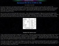 Kenwood Mc-60 to Icom IC746
