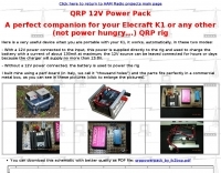 DXZone QRP 12V Power Pack