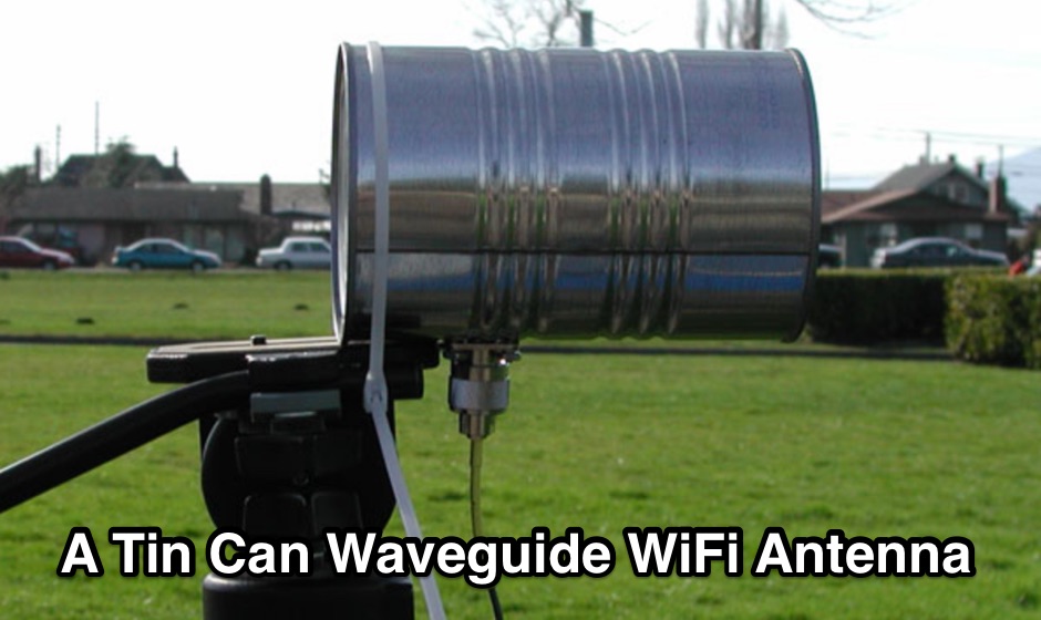 How to build a tin can waveguide antenna