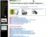 Technical resources for design engineers using batteries and power supplies.