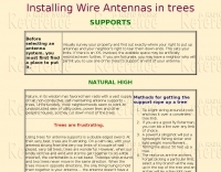 Installing Wire Antennas
