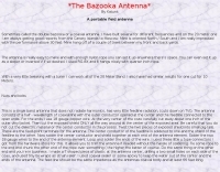 The Bazooka Antenna