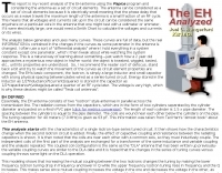 The EH Antenna analyzed