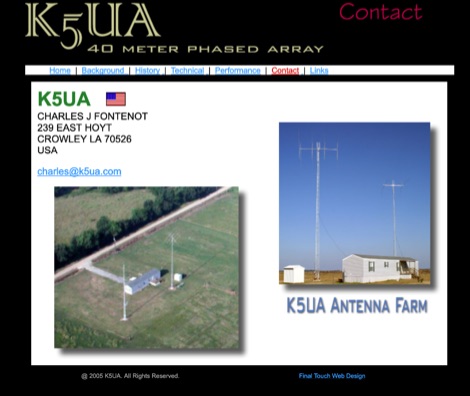 K5UA 40 meter Phased Array
