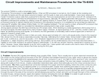 Improvements for TS-830S Picture