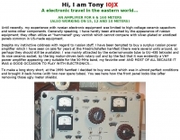 Russian amplifier for 160 and 6 meters Picture
