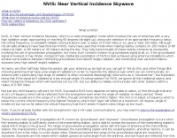 NVIS:  Near Vertical Incidence Skywave
