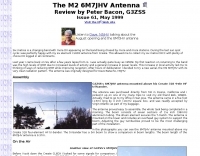 DXZone The M2 6M7JHV Antenna