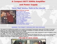 GJ4ICD's 8877 50MHz Amplifier Picture