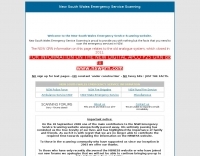 NSW Emergency Service Scanning