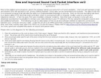 DXZone Sound Card Packet Interface