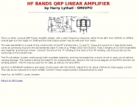DXZone QRP Amplifier