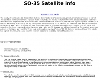 DXZone SO-35 Satellite page